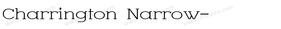 Charrington Narrow字体转换